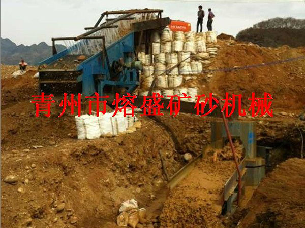  緬甸砂金設(shè)備現(xiàn)場