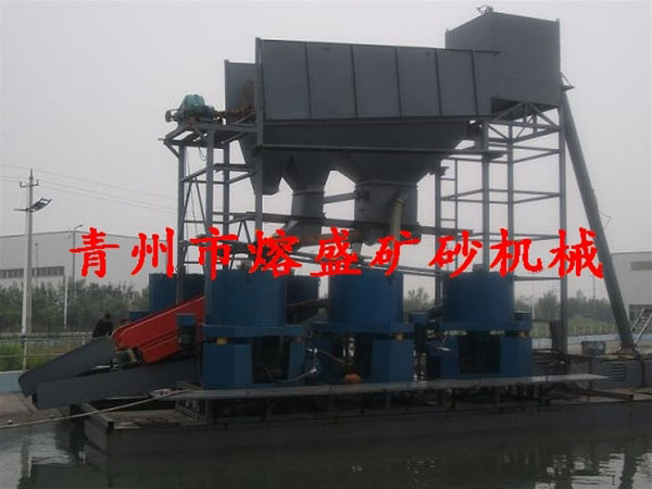  抽砂式全離心機(jī)淘金船