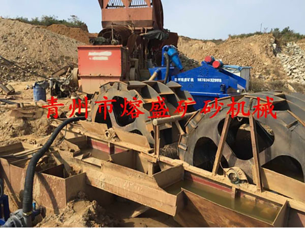  蓬萊細(xì)沙回收機(jī)現(xiàn)場